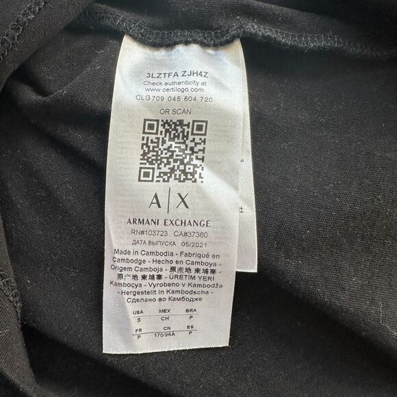 Armani Exchange Cotton and Linen Blend T-Shirt Bundle - Men S - Picture 6 of 11